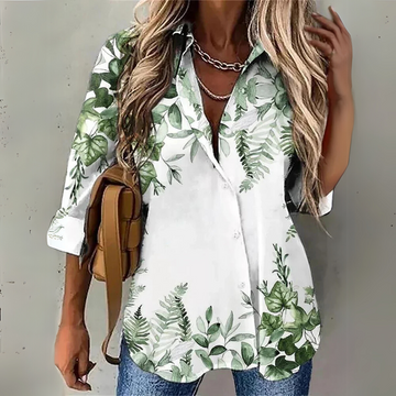 Effortless Floral Elegance Blouse
