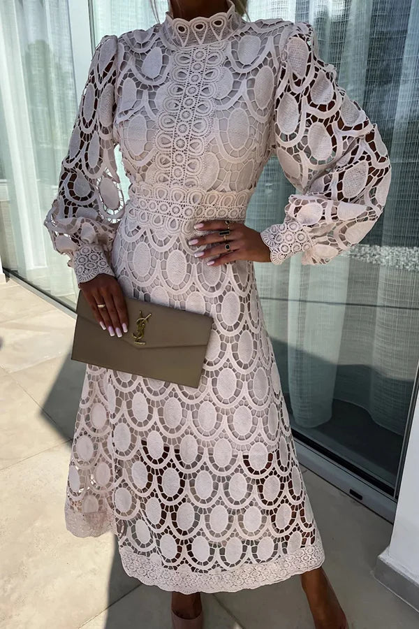 Elegant Lace Maxi Dress